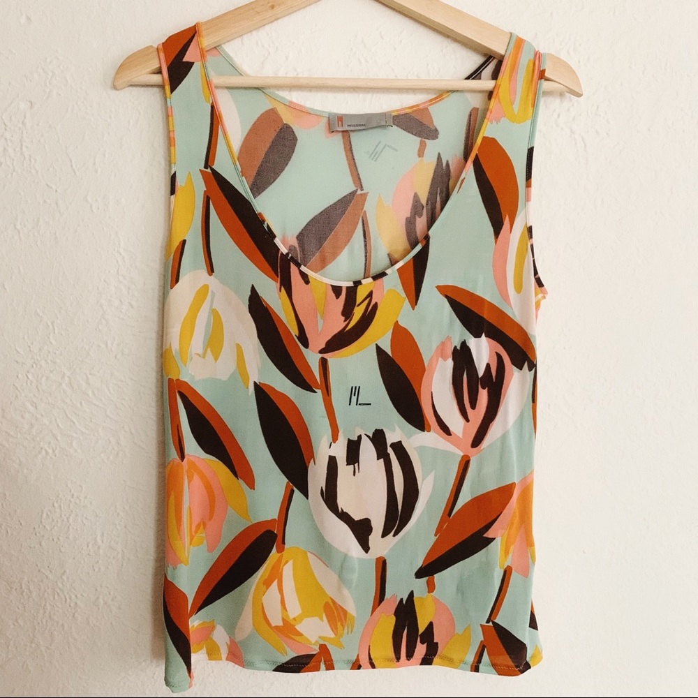 Missoni Floral Print Tank Top
